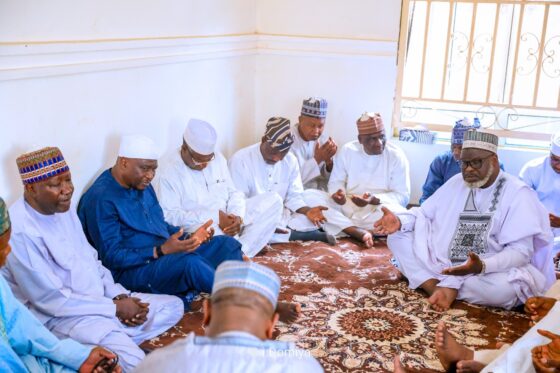 Governor Fintiri Mourns with Family of Businessman Alhaji Musa Garba Over Wife’s Death