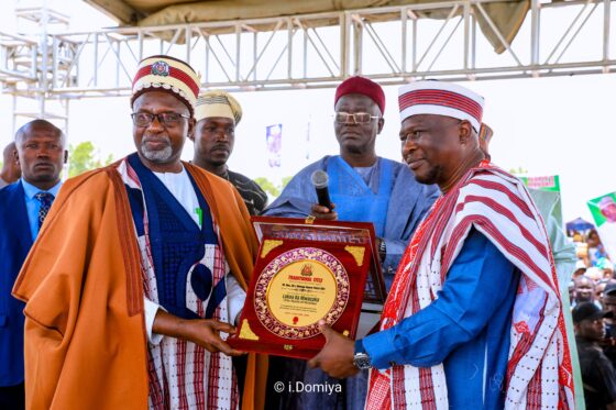 Gov Fintiri Honoured with Traditional Title “Lakeka Michika” at Cultural Festival