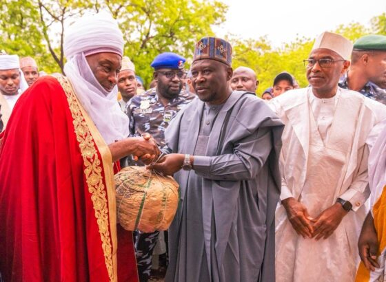 Gov Fintiri Joins Eid Prayers in Yola, Urges Peace, Unity and Support for the Vulnerable