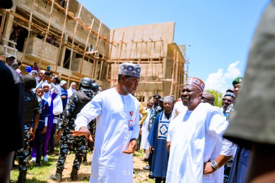 Gov Fintiri Inspects Projects in Michika, Backs Tinubu as APC’s Strongest Candidate