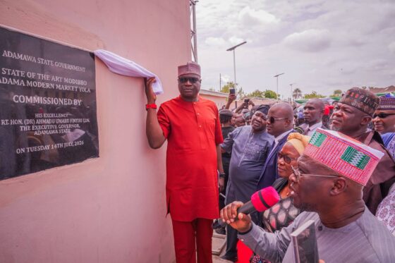 Gov Fintiri Commissions Ultra-Modern Yola Market, Names Landmark Project After Modibbo Adama